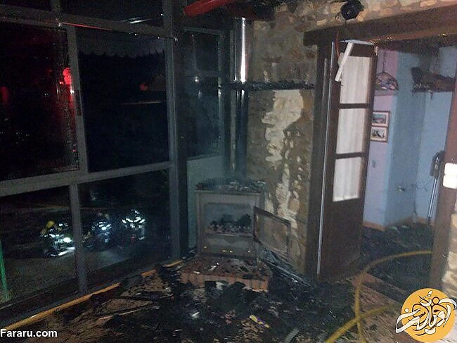 (عکس) اتفاق تلخ؛ خانه امیر عابدزاده در آتش سوخت